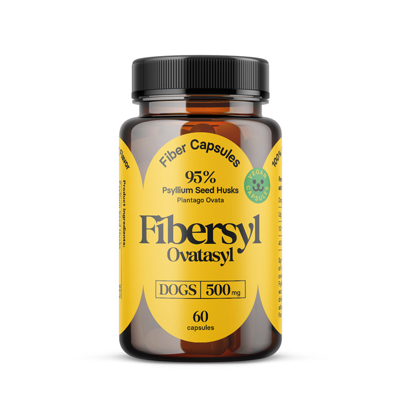 FiberSyl Ovatasyl
Fiber Capsules for Dogs
Digestive Supplement
